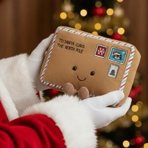 JELLYCAT Amuseables Letter To Santa Plush Toy new w tag GWP